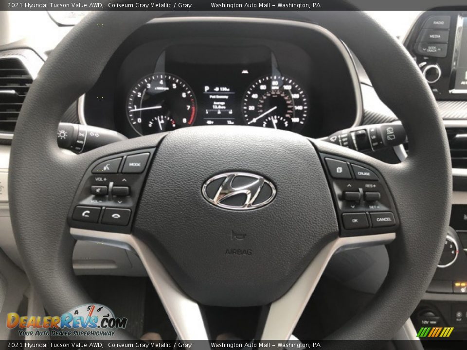 2021 Hyundai Tucson Value AWD Coliseum Gray Metallic / Gray Photo #10