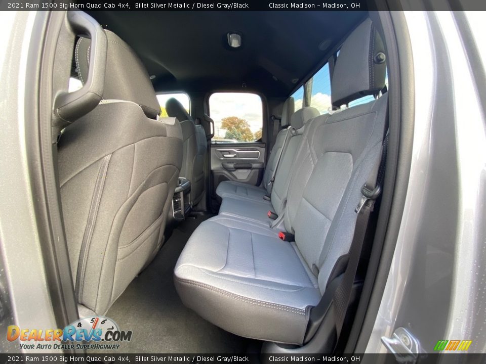 2021 Ram 1500 Big Horn Quad Cab 4x4 Billet Silver Metallic / Diesel Gray/Black Photo #5
