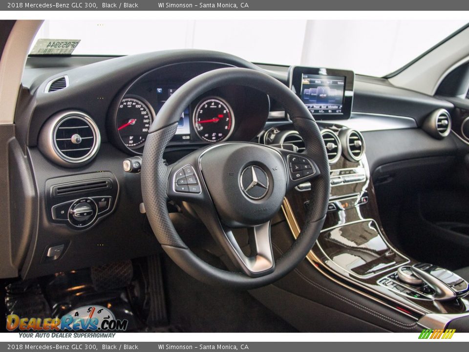 2018 Mercedes-Benz GLC 300 Black / Black Photo #6