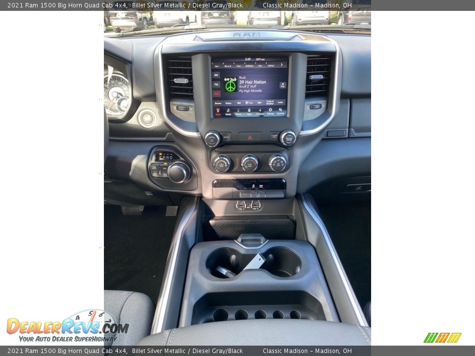 2021 Ram 1500 Big Horn Quad Cab 4x4 Billet Silver Metallic / Diesel Gray/Black Photo #8