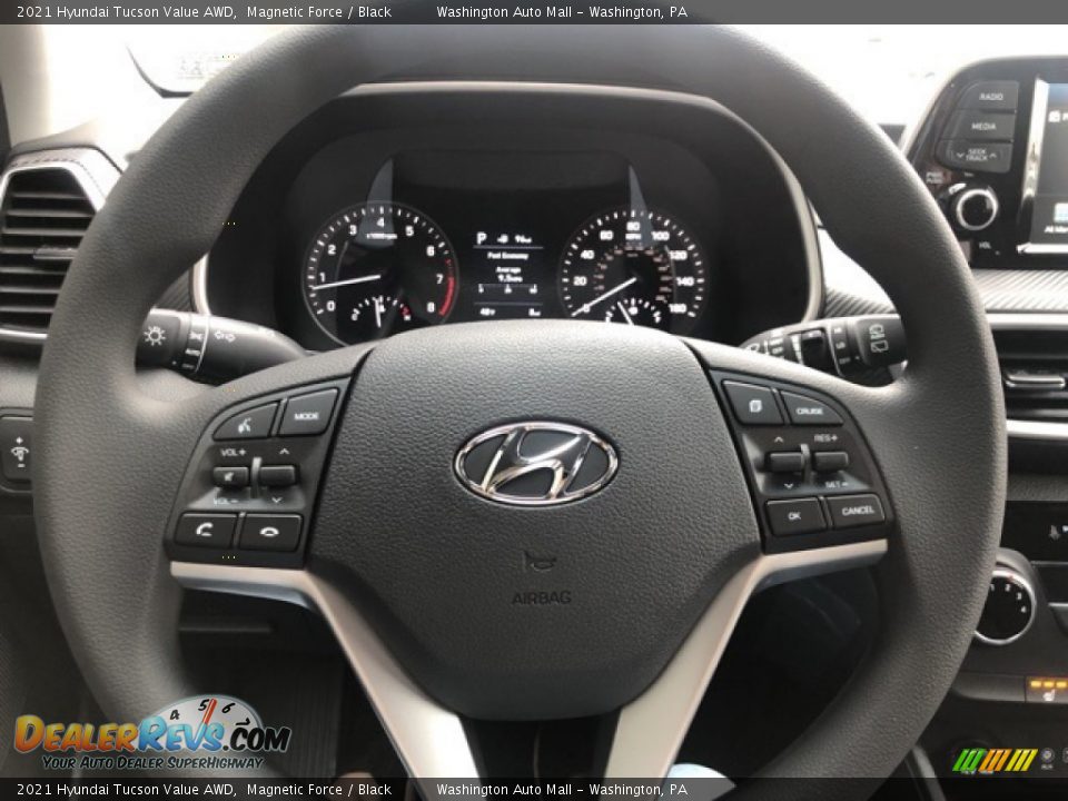 2021 Hyundai Tucson Value AWD Steering Wheel Photo #10