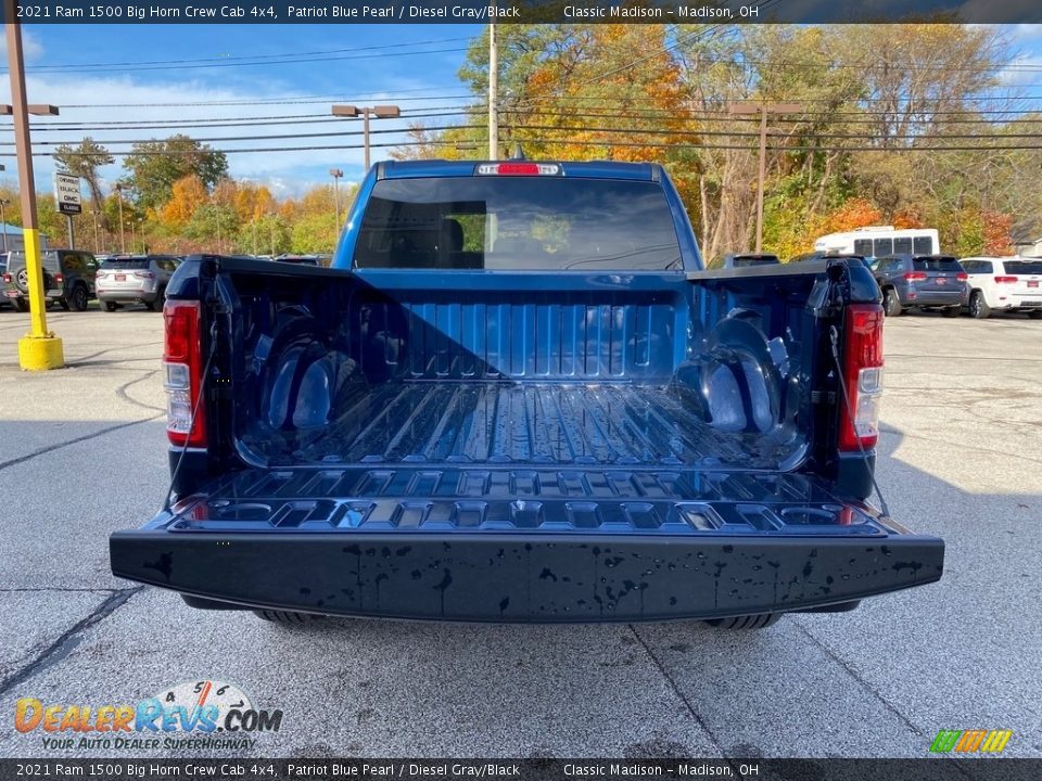 2021 Ram 1500 Big Horn Crew Cab 4x4 Patriot Blue Pearl / Diesel Gray/Black Photo #6