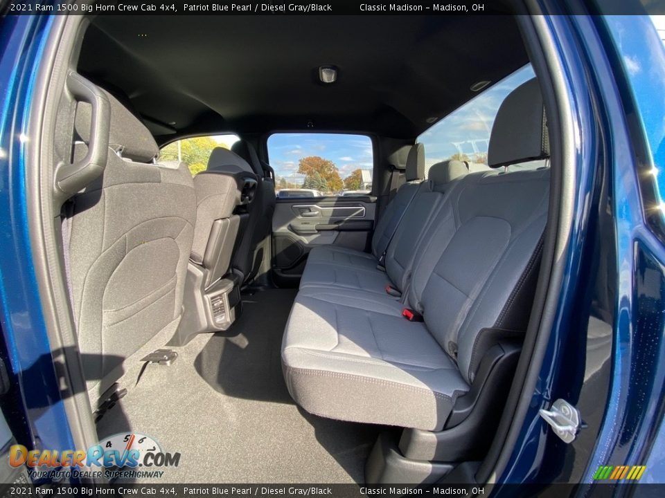 2021 Ram 1500 Big Horn Crew Cab 4x4 Patriot Blue Pearl / Diesel Gray/Black Photo #7