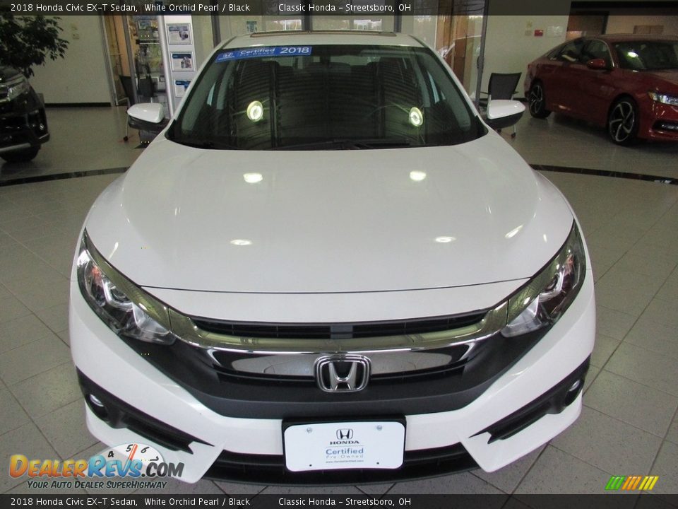 2018 Honda Civic EX-T Sedan White Orchid Pearl / Black Photo #2