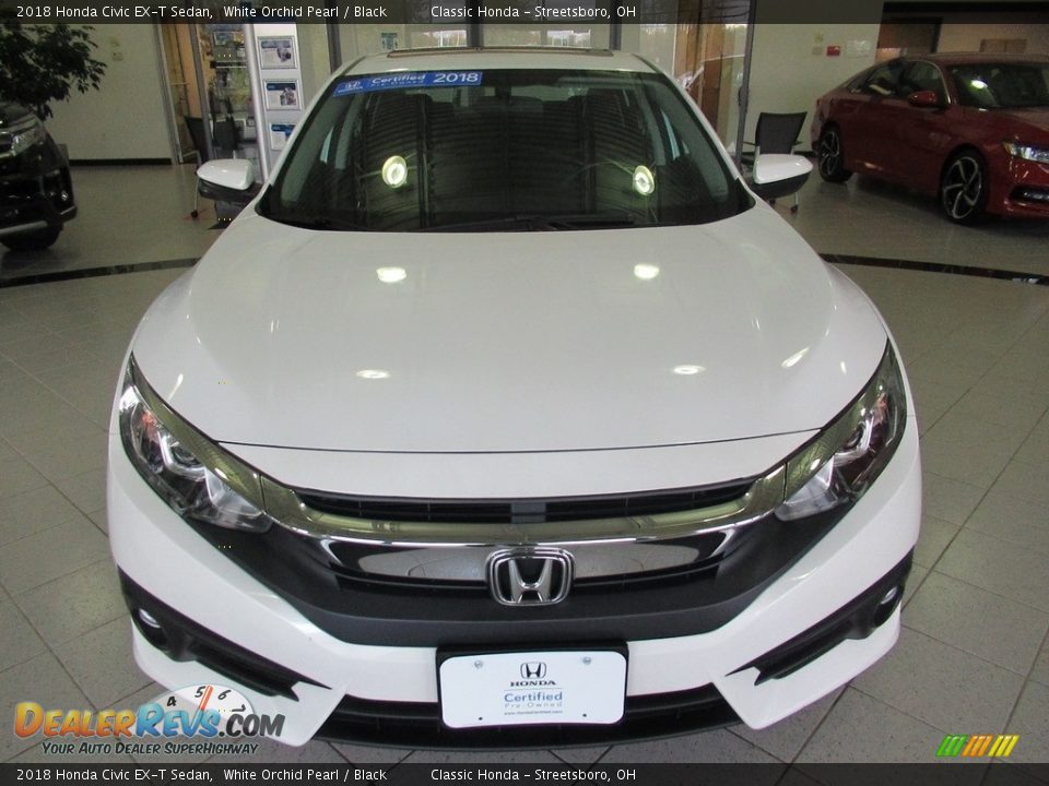 2018 Honda Civic EX-T Sedan White Orchid Pearl / Black Photo #2