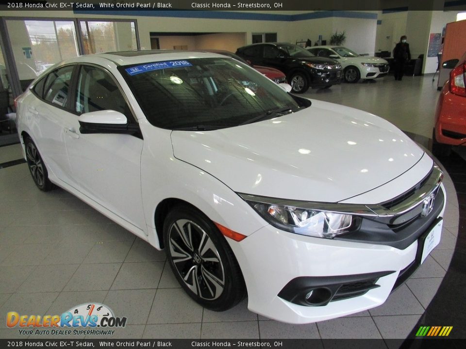 2018 Honda Civic EX-T Sedan White Orchid Pearl / Black Photo #3