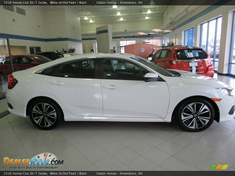 2018 Honda Civic EX-T Sedan White Orchid Pearl / Black Photo #4