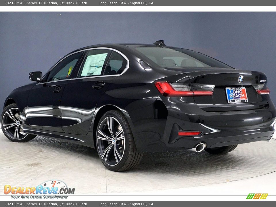 2021 BMW 3 Series 330i Sedan Jet Black / Black Photo #3