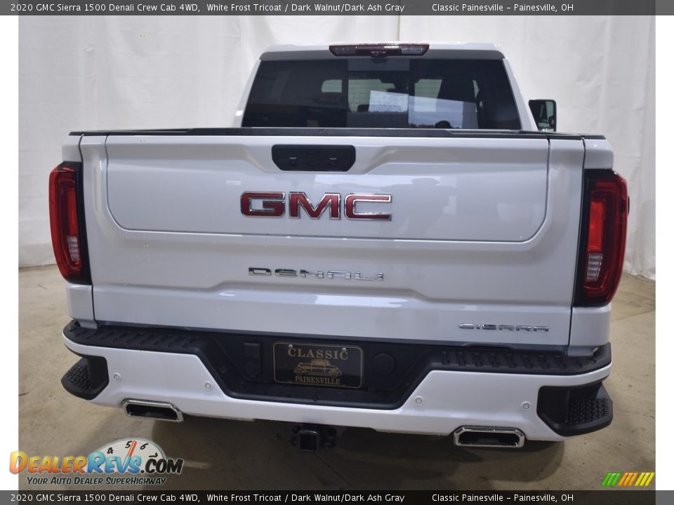 2020 GMC Sierra 1500 Denali Crew Cab 4WD White Frost Tricoat / Dark Walnut/Dark Ash Gray Photo #3