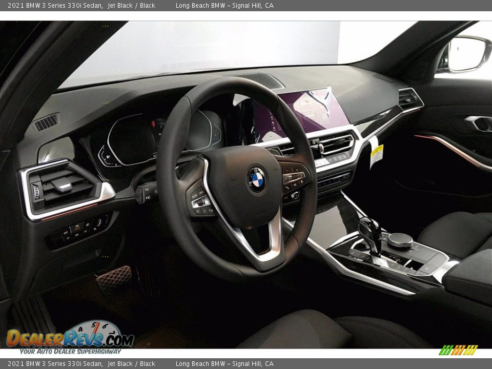 2021 BMW 3 Series 330i Sedan Jet Black / Black Photo #7