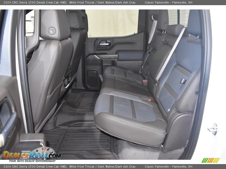 2020 GMC Sierra 1500 Denali Crew Cab 4WD White Frost Tricoat / Dark Walnut/Dark Ash Gray Photo #10