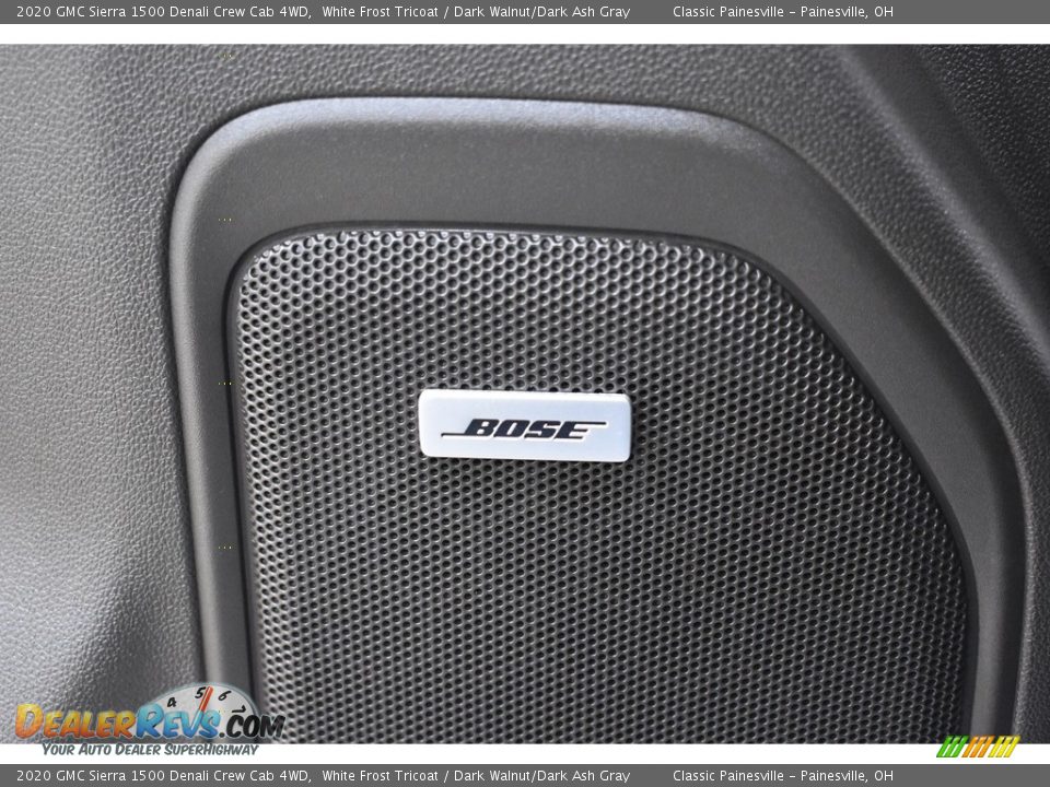 2020 GMC Sierra 1500 Denali Crew Cab 4WD White Frost Tricoat / Dark Walnut/Dark Ash Gray Photo #14
