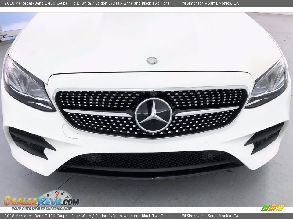 2018 Mercedes-Benz E 400 Coupe Polar White / Edition 1/Deep White and Black Two Tone Photo #30