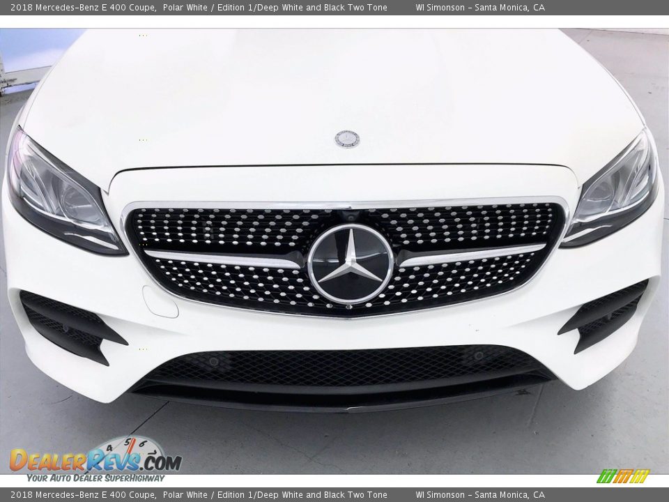 2018 Mercedes-Benz E 400 Coupe Polar White / Edition 1/Deep White and Black Two Tone Photo #30