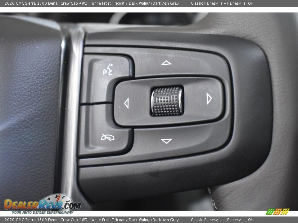 2020 GMC Sierra 1500 Denali Crew Cab 4WD White Frost Tricoat / Dark Walnut/Dark Ash Gray Photo #18