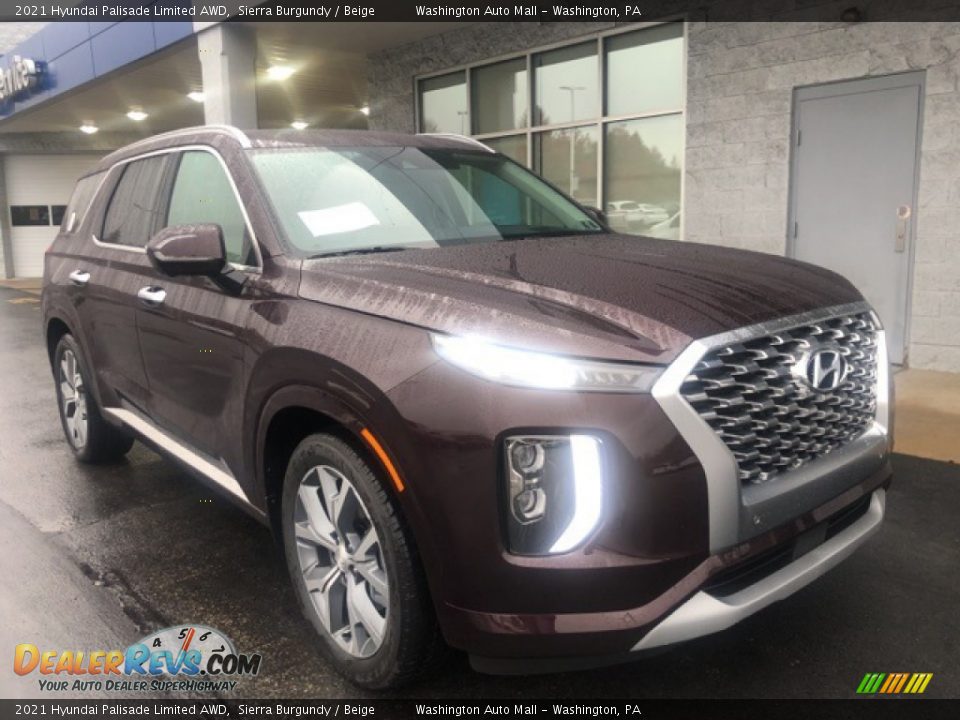 Front 3/4 View of 2021 Hyundai Palisade Limited AWD Photo #1