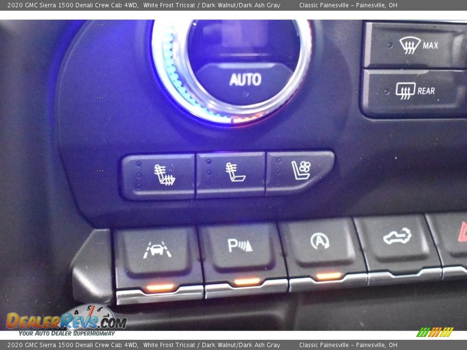2020 GMC Sierra 1500 Denali Crew Cab 4WD White Frost Tricoat / Dark Walnut/Dark Ash Gray Photo #21