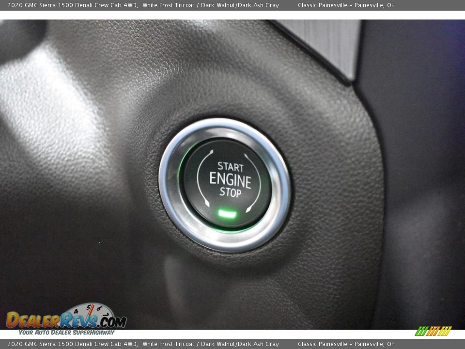 2020 GMC Sierra 1500 Denali Crew Cab 4WD White Frost Tricoat / Dark Walnut/Dark Ash Gray Photo #22