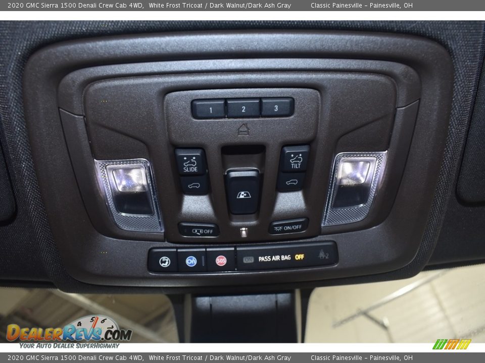 2020 GMC Sierra 1500 Denali Crew Cab 4WD White Frost Tricoat / Dark Walnut/Dark Ash Gray Photo #24