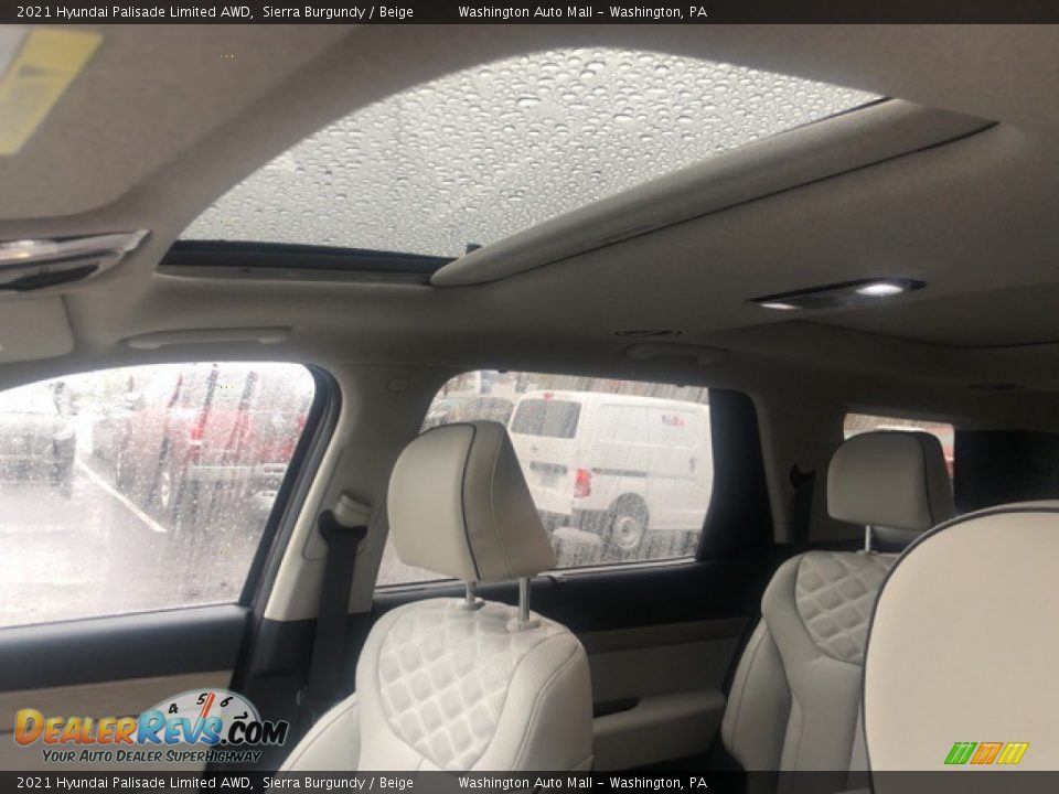 Sunroof of 2021 Hyundai Palisade Limited AWD Photo #7