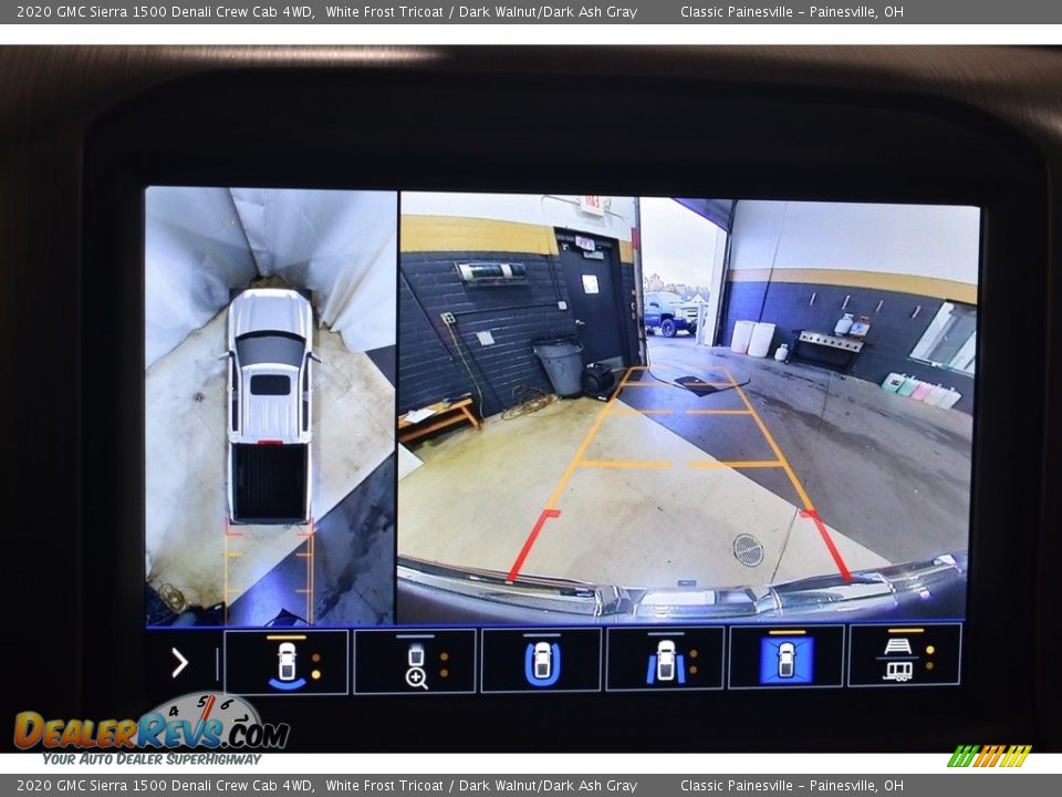 2020 GMC Sierra 1500 Denali Crew Cab 4WD White Frost Tricoat / Dark Walnut/Dark Ash Gray Photo #25