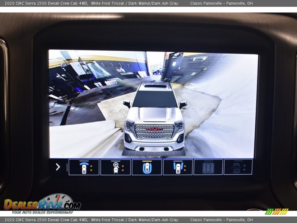 2020 GMC Sierra 1500 Denali Crew Cab 4WD White Frost Tricoat / Dark Walnut/Dark Ash Gray Photo #26