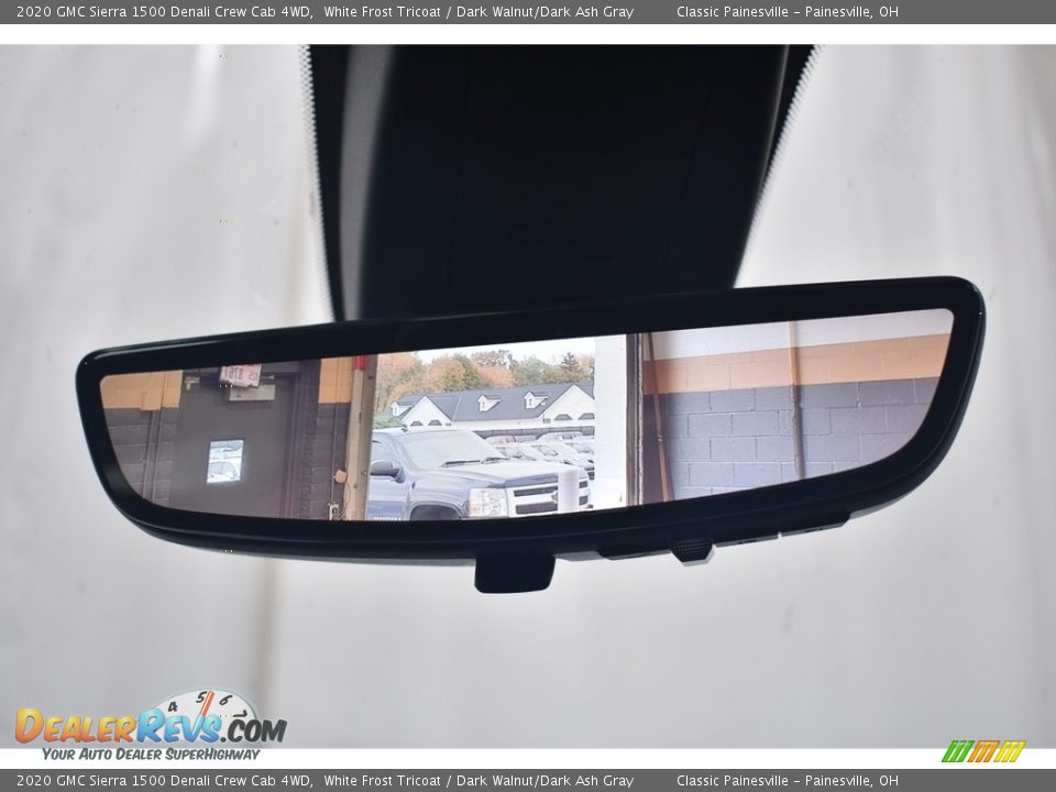 2020 GMC Sierra 1500 Denali Crew Cab 4WD White Frost Tricoat / Dark Walnut/Dark Ash Gray Photo #28