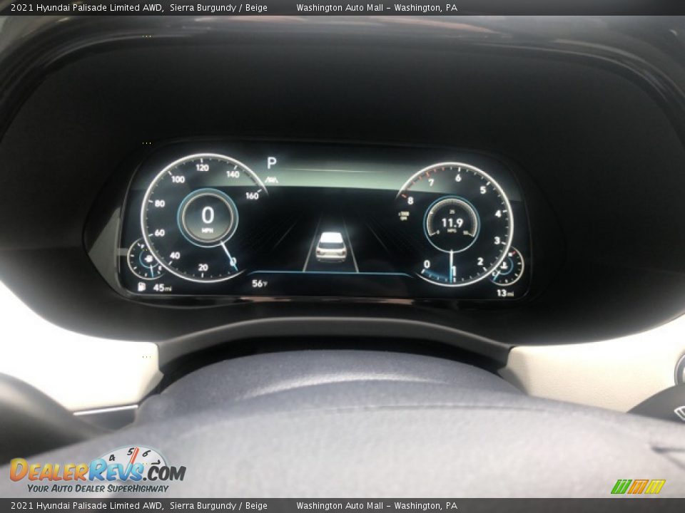 2021 Hyundai Palisade Limited AWD Gauges Photo #14