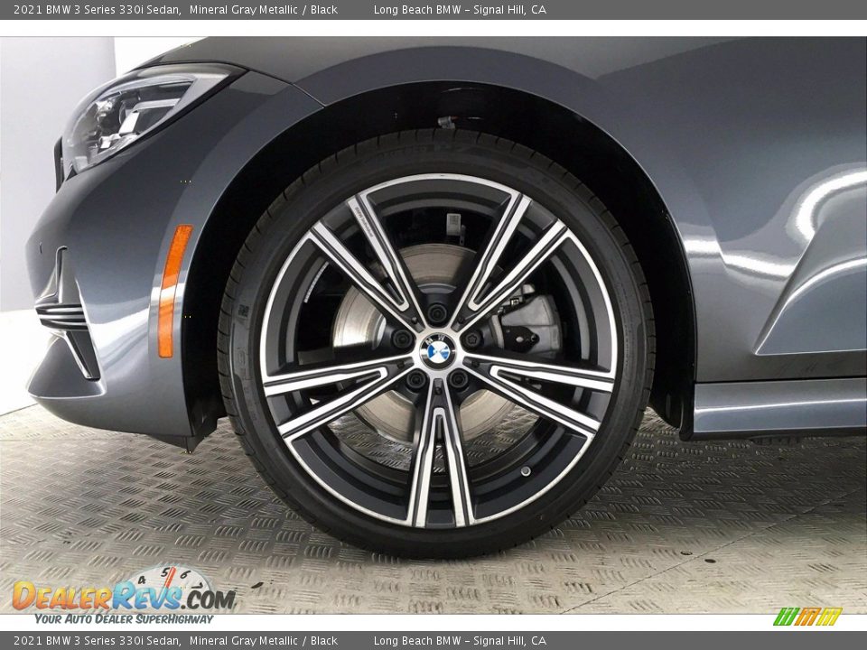 2021 BMW 3 Series 330i Sedan Mineral Gray Metallic / Black Photo #12