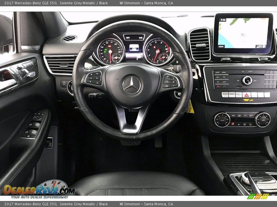 2017 Mercedes-Benz GLE 350 Selenite Grey Metallic / Black Photo #4