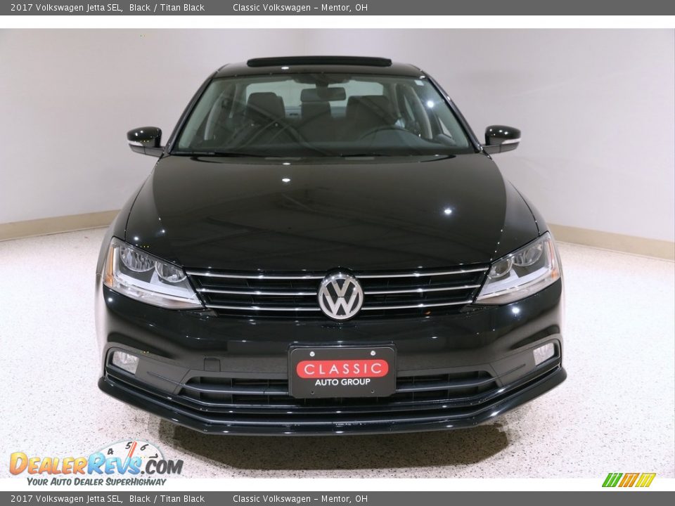 2017 Volkswagen Jetta SEL Black / Titan Black Photo #2