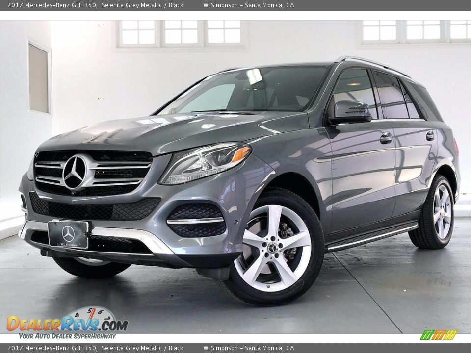 2017 Mercedes-Benz GLE 350 Selenite Grey Metallic / Black Photo #12