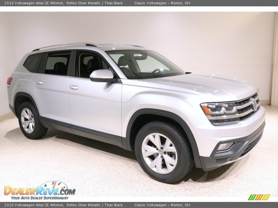 2019 Volkswagen Atlas SE 4Motion Reflex Silver Metallic / Titan Black Photo #1