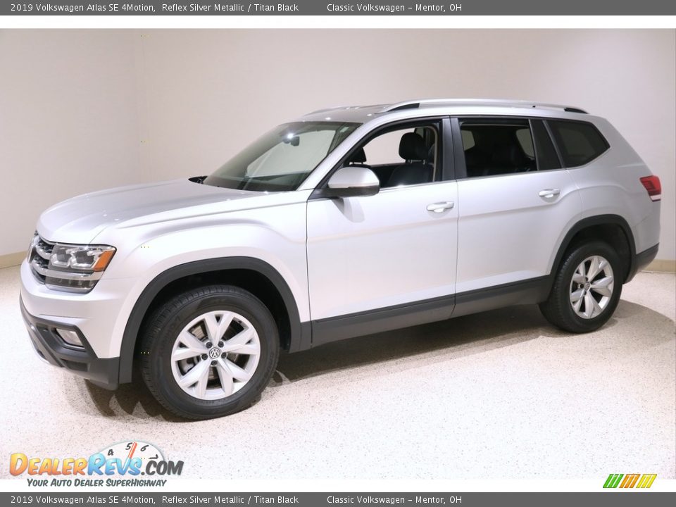 2019 Volkswagen Atlas SE 4Motion Reflex Silver Metallic / Titan Black Photo #3