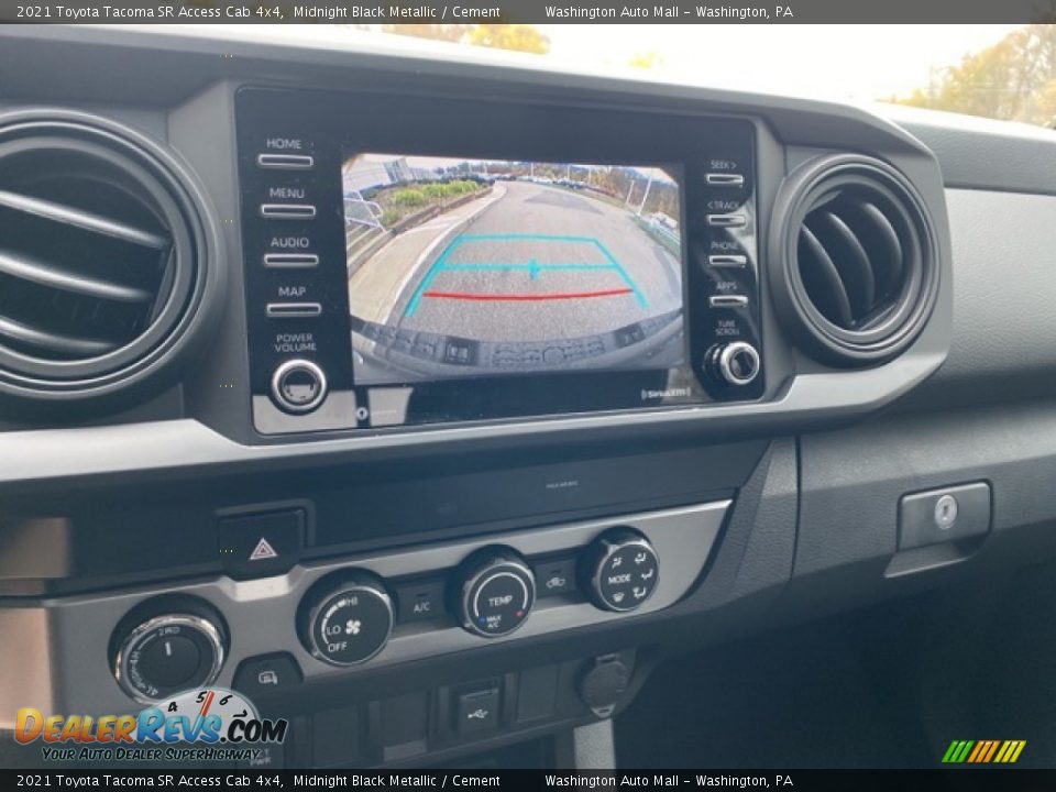 2021 Toyota Tacoma SR Access Cab 4x4 Midnight Black Metallic / Cement Photo #10