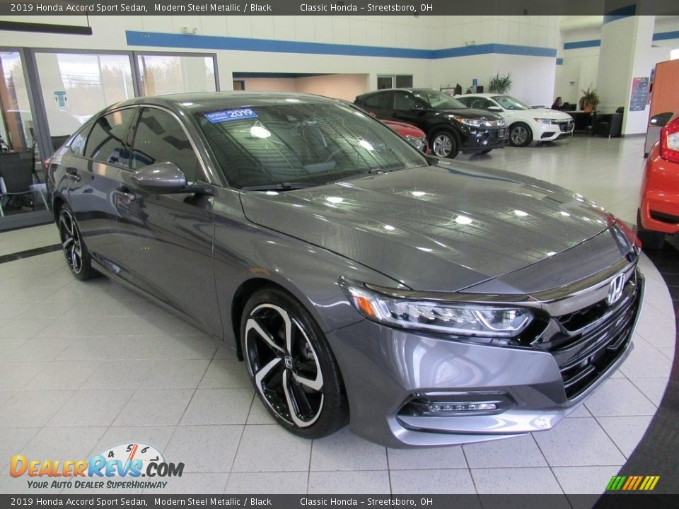 2019 Honda Accord Sport Sedan Modern Steel Metallic / Black Photo #3