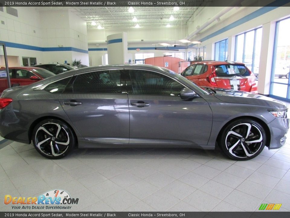 2019 Honda Accord Sport Sedan Modern Steel Metallic / Black Photo #4