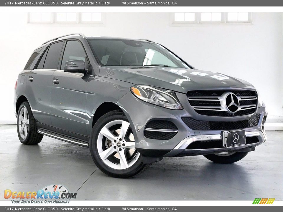 2017 Mercedes-Benz GLE 350 Selenite Grey Metallic / Black Photo #34