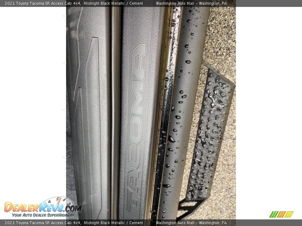 2021 Toyota Tacoma SR Access Cab 4x4 Midnight Black Metallic / Cement Photo #19