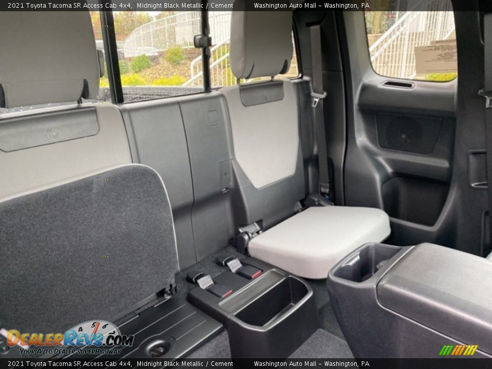 2021 Toyota Tacoma SR Access Cab 4x4 Midnight Black Metallic / Cement Photo #21