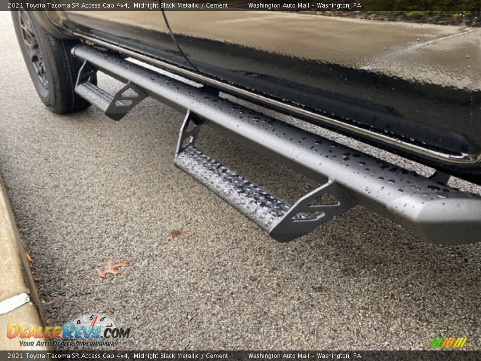 2021 Toyota Tacoma SR Access Cab 4x4 Midnight Black Metallic / Cement Photo #24