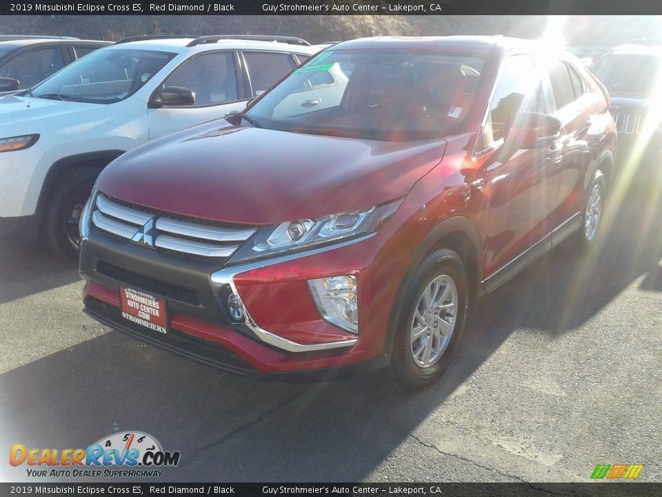 2019 Mitsubishi Eclipse Cross ES Red Diamond / Black Photo #2