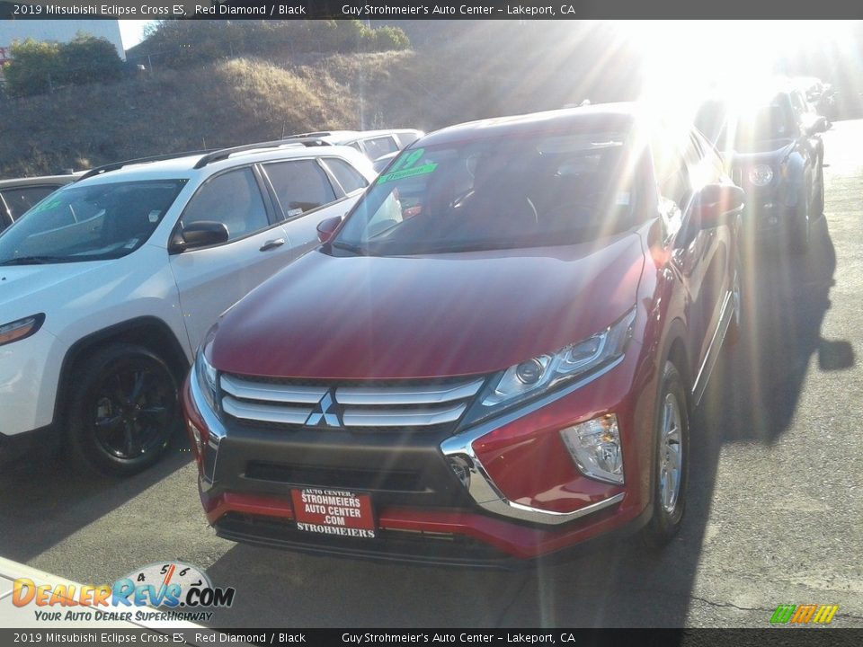 2019 Mitsubishi Eclipse Cross ES Red Diamond / Black Photo #3