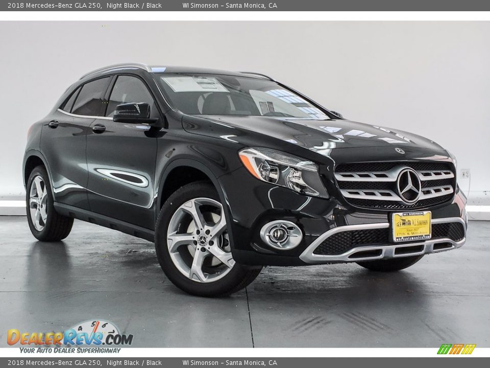 2018 Mercedes-Benz GLA 250 Night Black / Black Photo #12