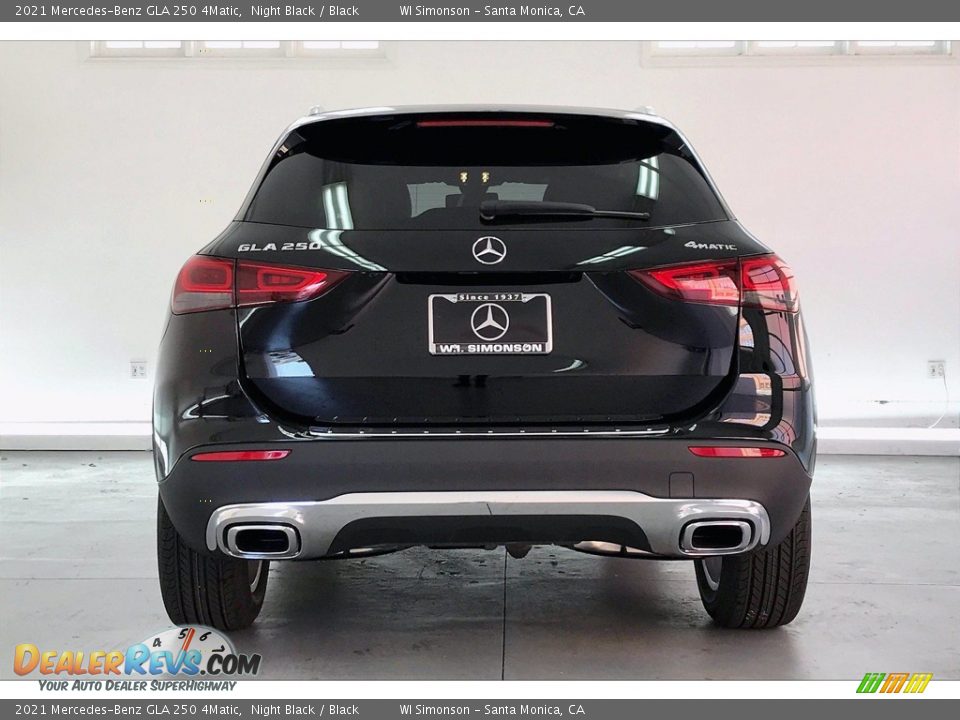 2021 Mercedes-Benz GLA 250 4Matic Night Black / Black Photo #3
