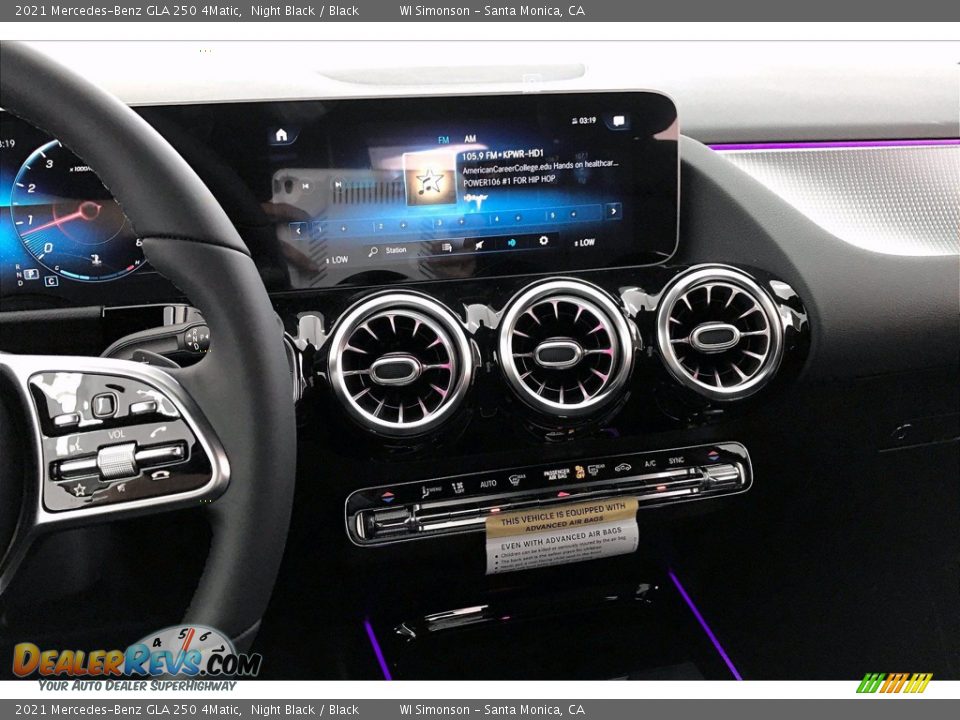 2021 Mercedes-Benz GLA 250 4Matic Night Black / Black Photo #6