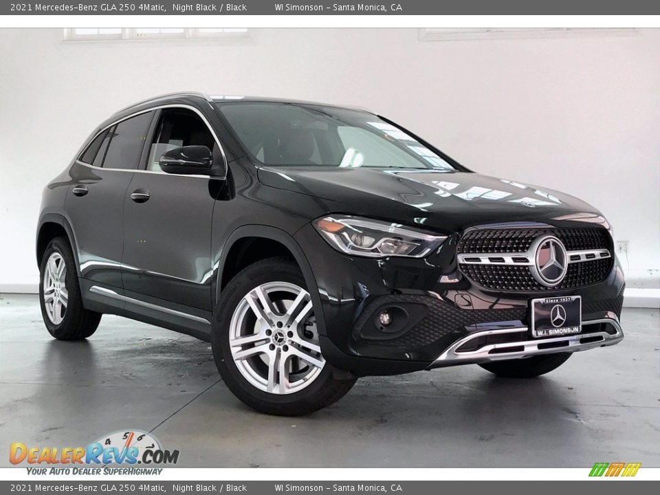 2021 Mercedes-Benz GLA 250 4Matic Night Black / Black Photo #10