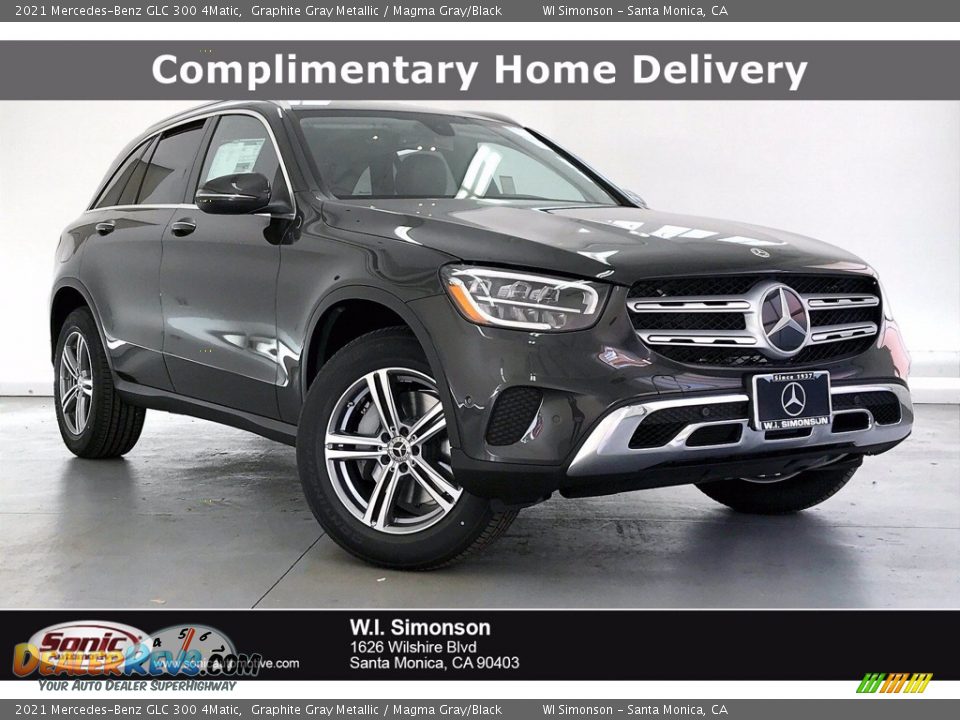 2021 Mercedes-Benz GLC 300 4Matic Graphite Gray Metallic / Magma Gray/Black Photo #1