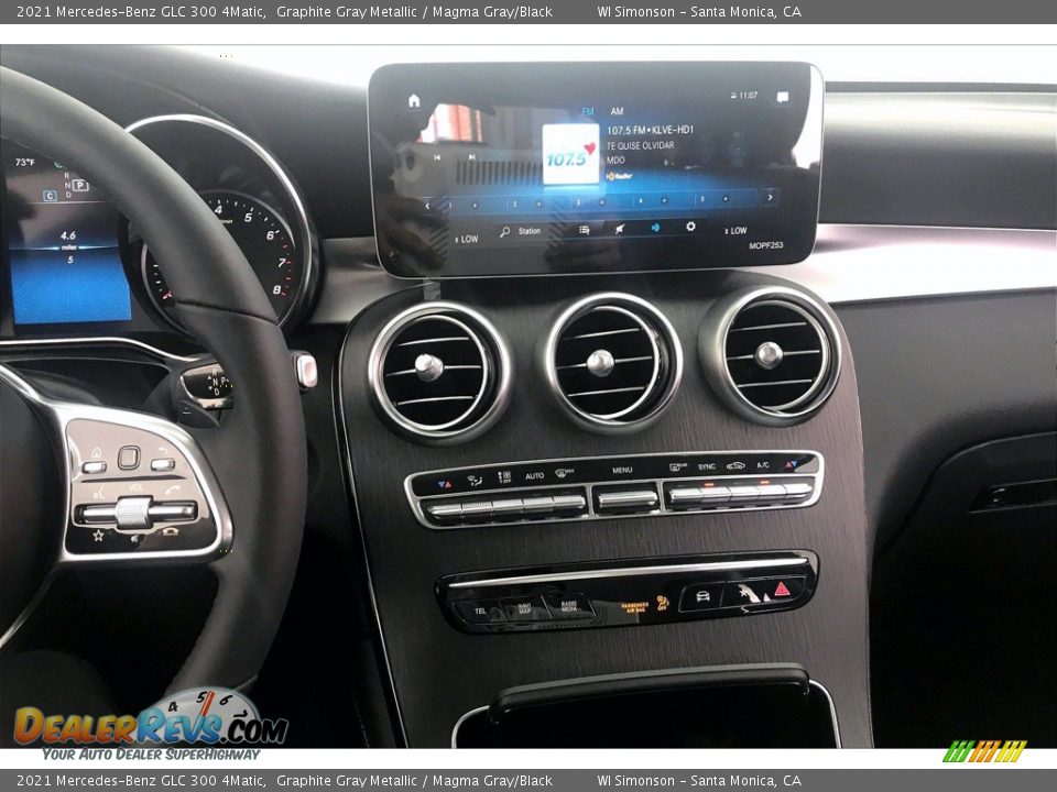 2021 Mercedes-Benz GLC 300 4Matic Graphite Gray Metallic / Magma Gray/Black Photo #6