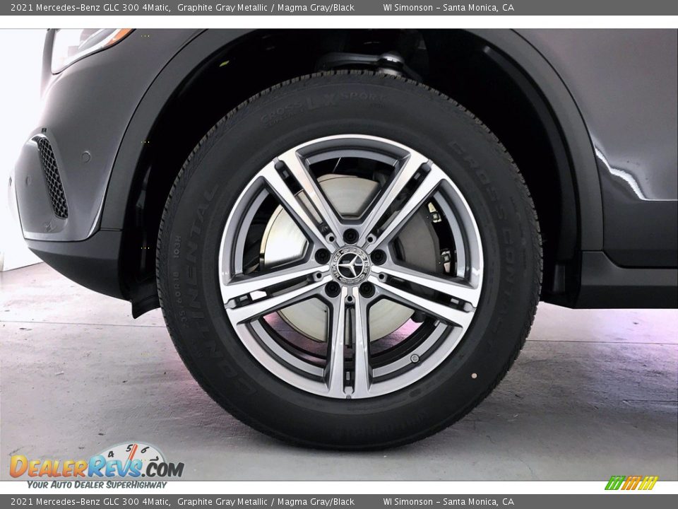 2021 Mercedes-Benz GLC 300 4Matic Graphite Gray Metallic / Magma Gray/Black Photo #9